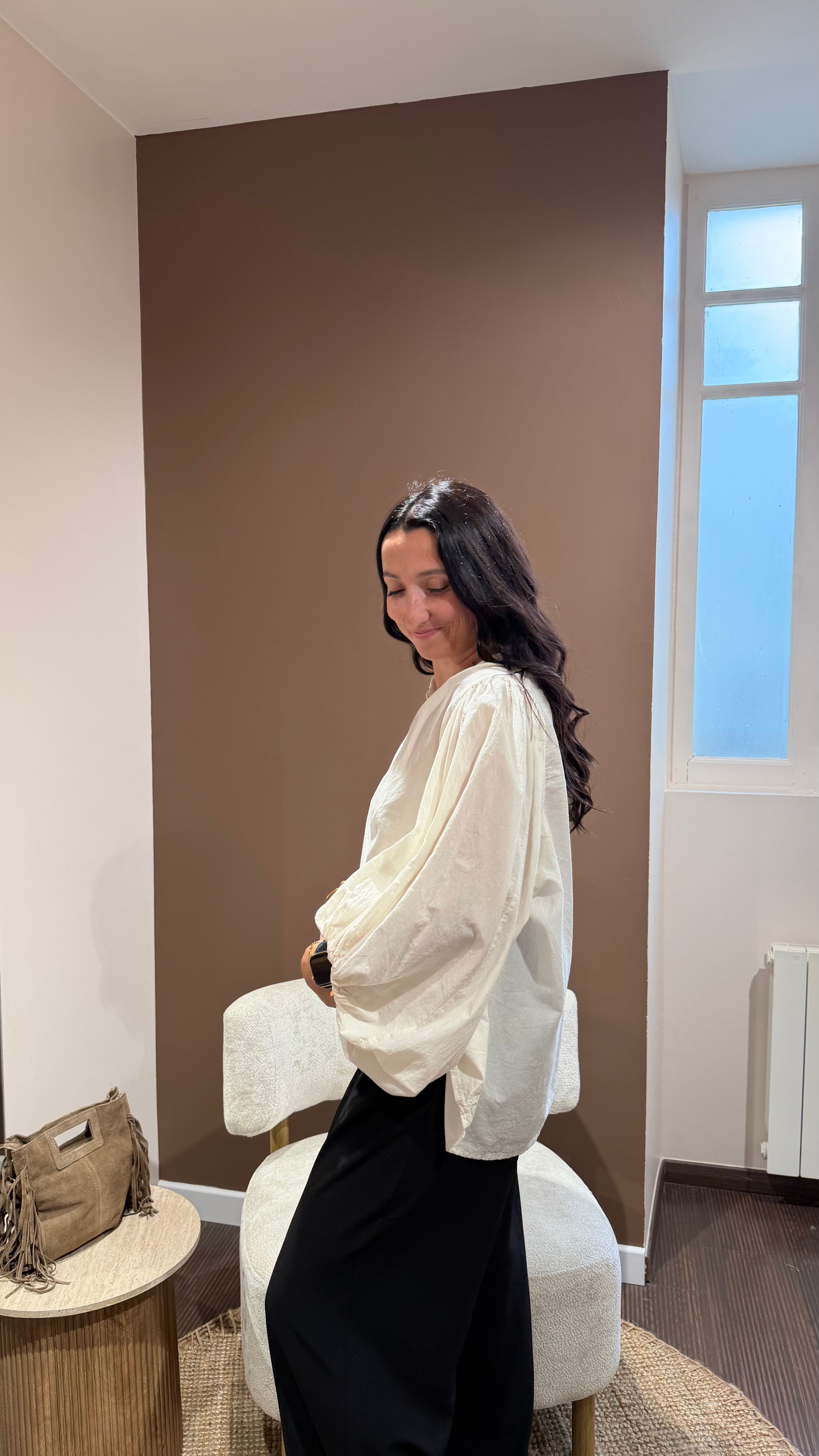 Blouse ecru