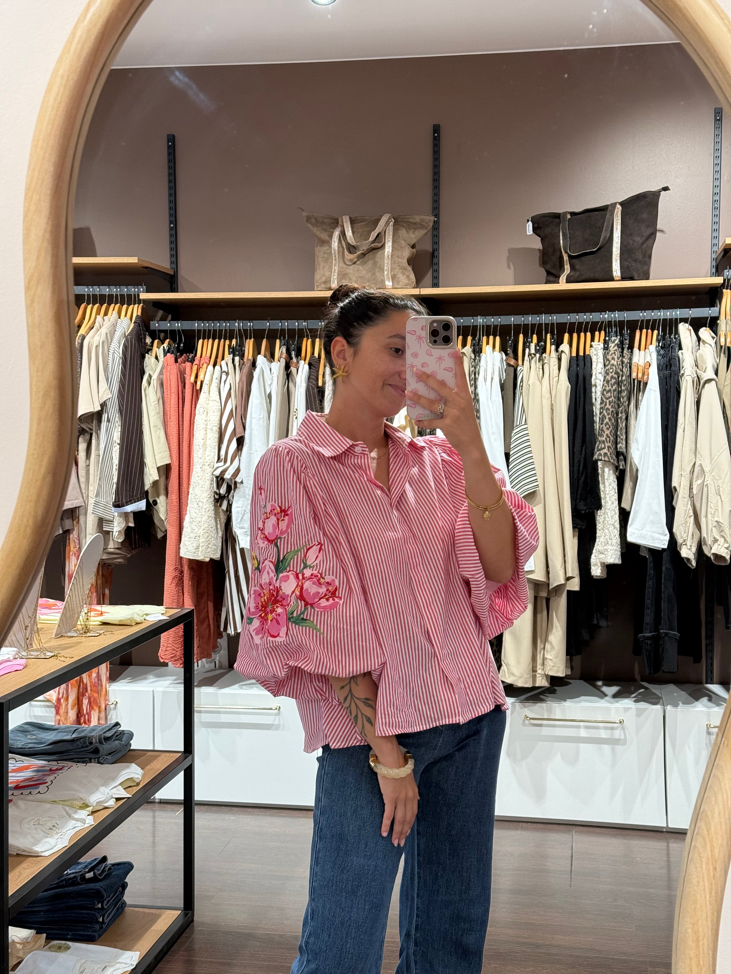 Blouse manches bouffantes - PRECOMMANDE